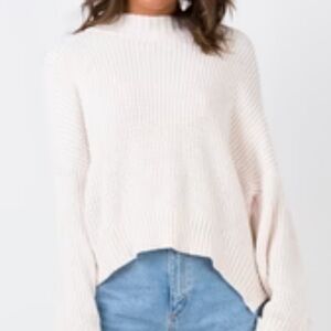 NWOT Princess Polly Klara Jumper in Cream